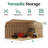 Colonial Woodbury Outdoor Wood Storage Shed-116014380-116014384