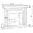 Rectangular Freestanding Fireplace Mirror