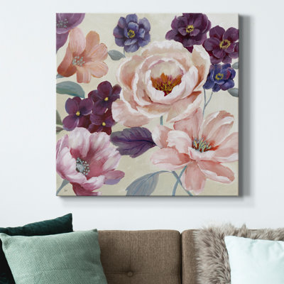 Douce romance - peinture sur toile tendue
