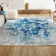 Dune Modern Abstract Cream/Blue Rug