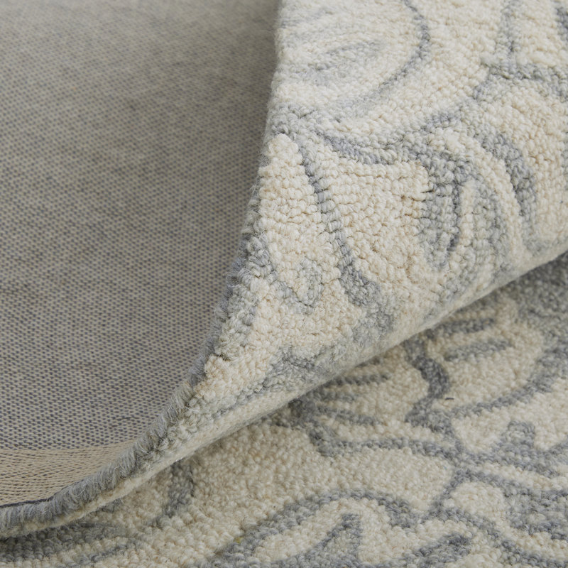 Tapis d'intérieur en laine damassée performant, Rectangle 10' x 14'