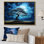 Arbre bleu d'Afrique, Serengeti, art mural 5