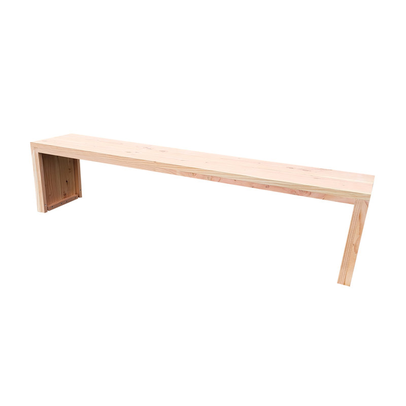 Mcallier Manufactured Wood Wood Outdoor Bench, 43cm H x 150cm W x 36cm D