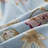100% Egyptian Cotton Fitted Sheet Set,4pcs Luxury Vintage Classic Colorful Floral In Light Blue Bedding Set, Soft Breathable Bed Sheets, for Christmas Gift-129787704