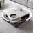 Luxury-simplified rotating cube coffee table