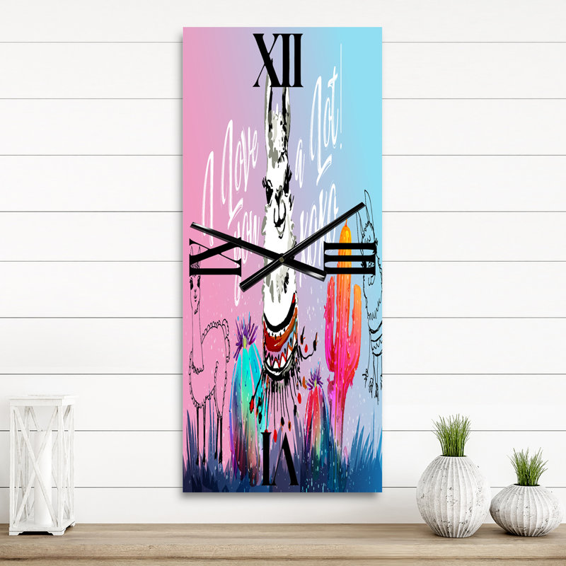 Horloge murale I Love You A Lot, Grand