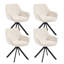 59cm Wide Upholstered Metal Side Chair (Set of 4)-1840795261
