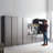 Wall Mounted Series Metallic Gray Storage Unit - Soft Closing, Extra Deep Storage, Water & Heat , Stain Scratch E0 Graded Board, 2X Thicker , Stylish, Made In Cabinet Closing Doors Drawers, Thick