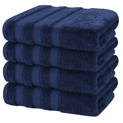 100% Cotton 4 Piece Luxury Turkish Bath Towel Set