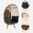 Swivel Wicker Outdoor Lounge Chair-96071682-96071683