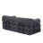 Corduroy Folding Mattress Couch with Fixed-Shape Frame, Floor Sofa Lounge Couch-1735443003
