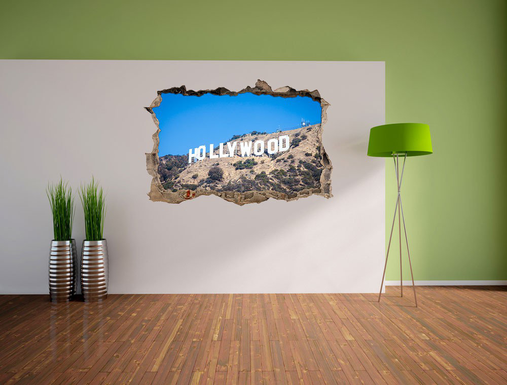 Wandtattoo Berühmtes Hollywood Schild