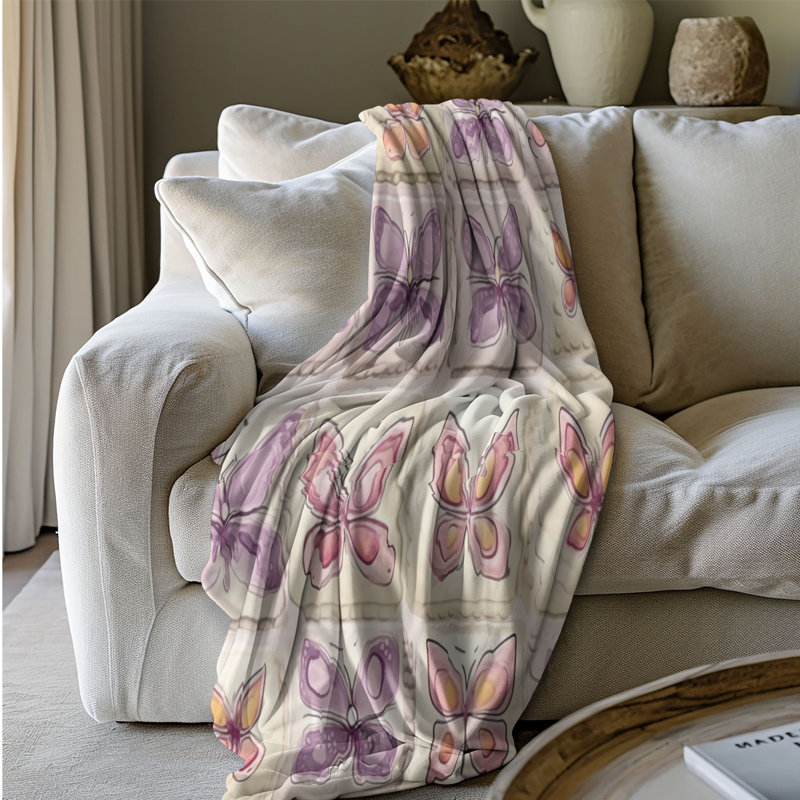 Patchwork Grace - 1 Piece Premium Blanket, Twin