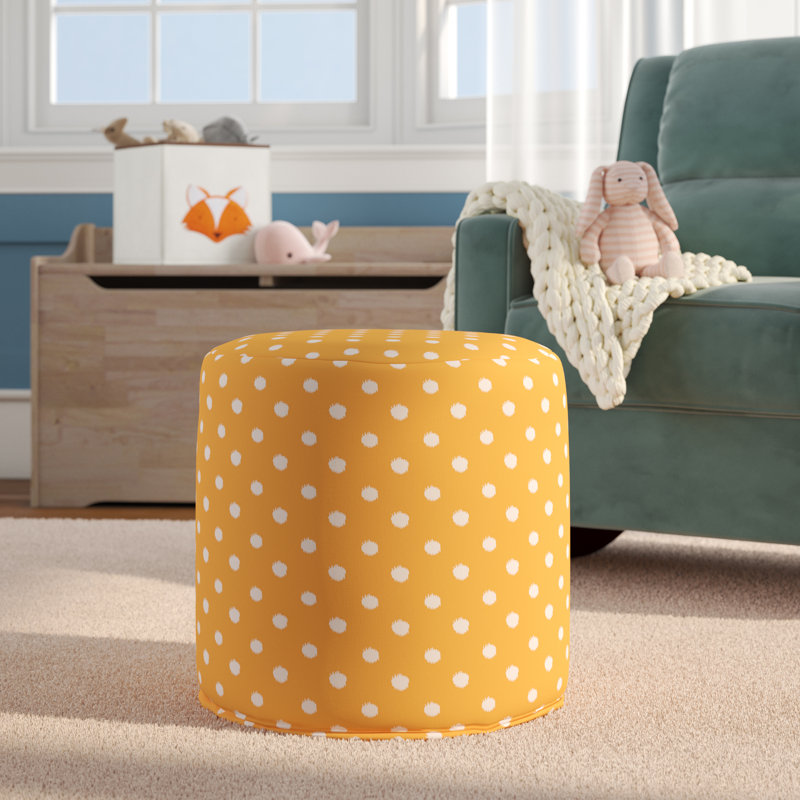 Aalin Outdoor Ottoman, Citrus