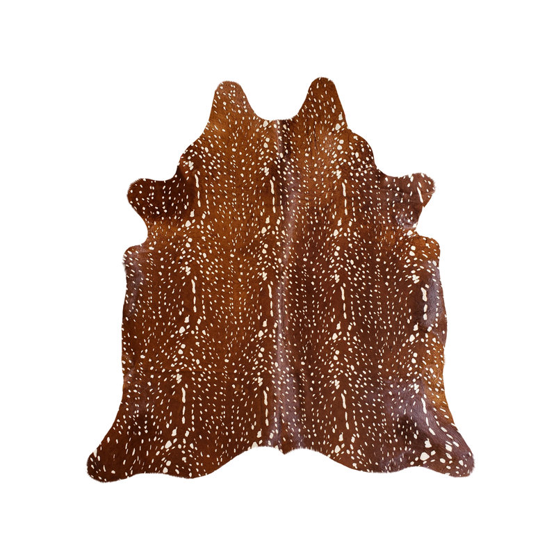 Biddlestone Deer Print Cowhide Rug