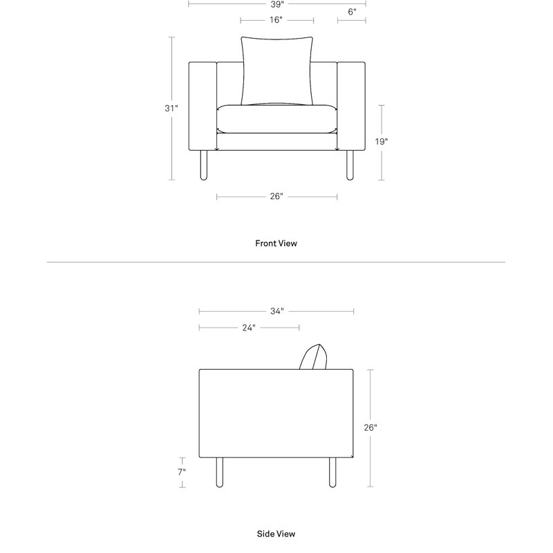 Mono Armchair, Bella Loden Performance Velvet, Grasshopper