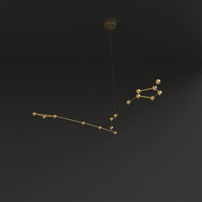 16 - Light Unique Geometric Chandelier
