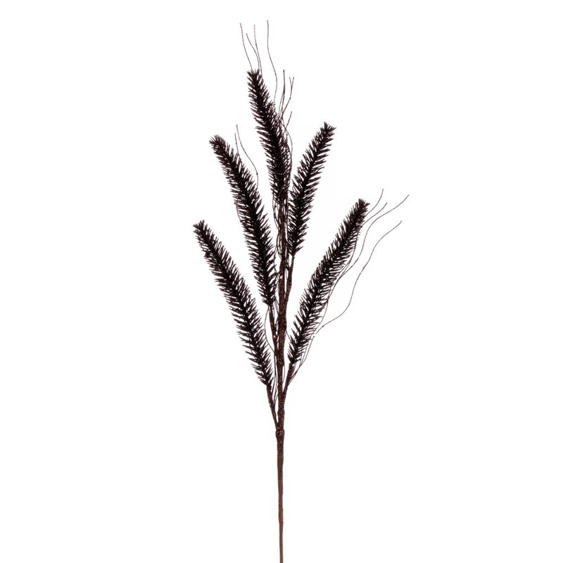 30" Baby Wheat Glitter Spray, 6 per bag., Dark Brown