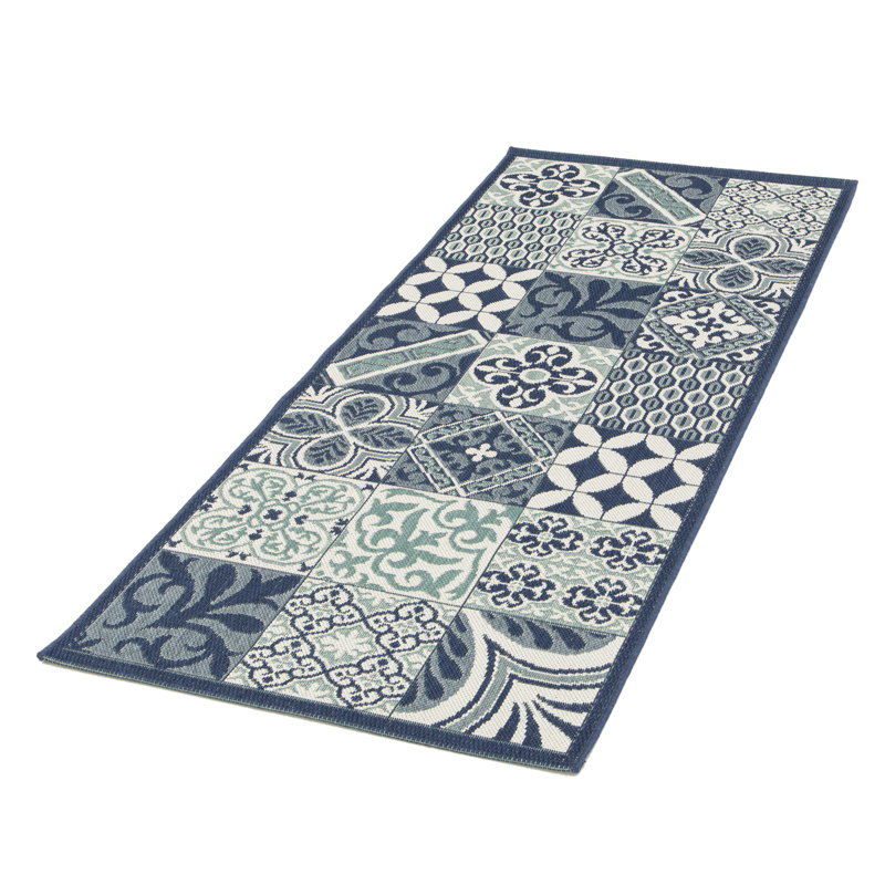 Runner Palermo Ikat 80cm X 200cm Indoor / Outdoor Area Rug