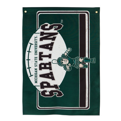 Double Sided 52 in. H x 36 in. W Linen House Flag