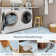 Abstract Washable Area Rug Soft Bedroom Rug for Living Room Ultra-Thin Non Slip Office Carpet