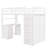 Falishia Kids Full,Twin Loft Bed with Drawers-108320927-108320928