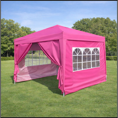 Auvent d'extérieur durable 10 x 10 pi avec abri de jardin amovible, parois latérales, fenêtres et sacs de sable