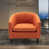Orange 100% Linen is out of stock