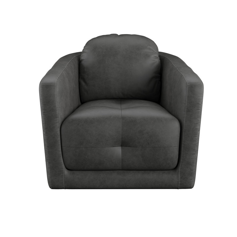 Grey Swivel Accent Chair