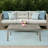 Ajuni 42" W Rectangular Powder-Coated Outdoor Coffee Table-1729794521