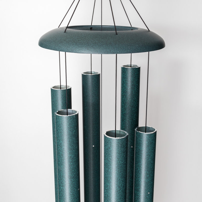 78-Inch Green Aluminum Outdoor Wind Chime
