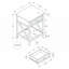 Table de bout transitionnelle Bush Furniture Key West
