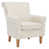 Beige Linen Blend Damask