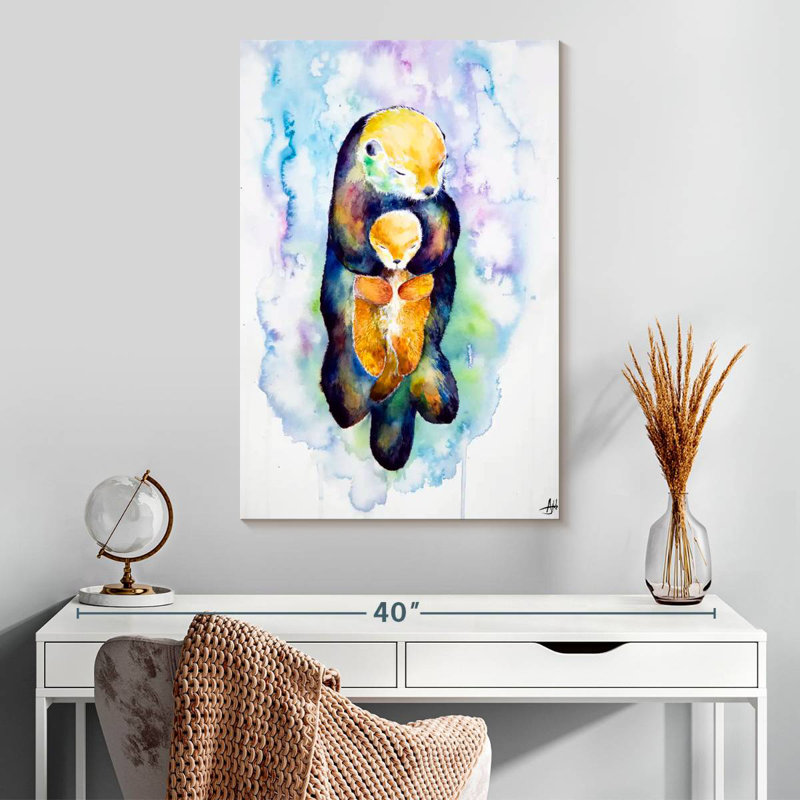 Brampt Dream On Otters, 30" H x 20" W