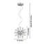 Lustre sphérique spoutnik à 6 lumières Dunnigan