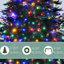Sapin de Noël artificiel illuminé 6 pi avec guirlande, guirlande, 380 lumières DEL multicolores, 11 modes d'éclairage et 861 pointes en PE