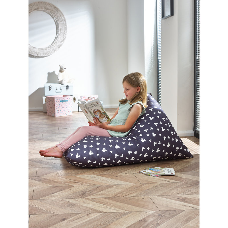 Mickey Silhouette Print Beanbag