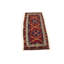Tapis oriental vintage rouge à motif géométrique 2 x 4