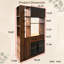 Armoire de rangement avec espace de rangement multifonctionnel, organisateur d'entrée en bois moderne-133654292