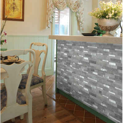 11.8 in. W x 11.8 in. L Fireplace Surround Peel and Stick Mosaic Tile