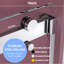 Porte de douche coulissante double sans cadre 76 "avec verre transparent 3/8" (10mm)-118550395