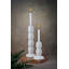 Porte-bougie en aluminium blanc brillant-1299772700