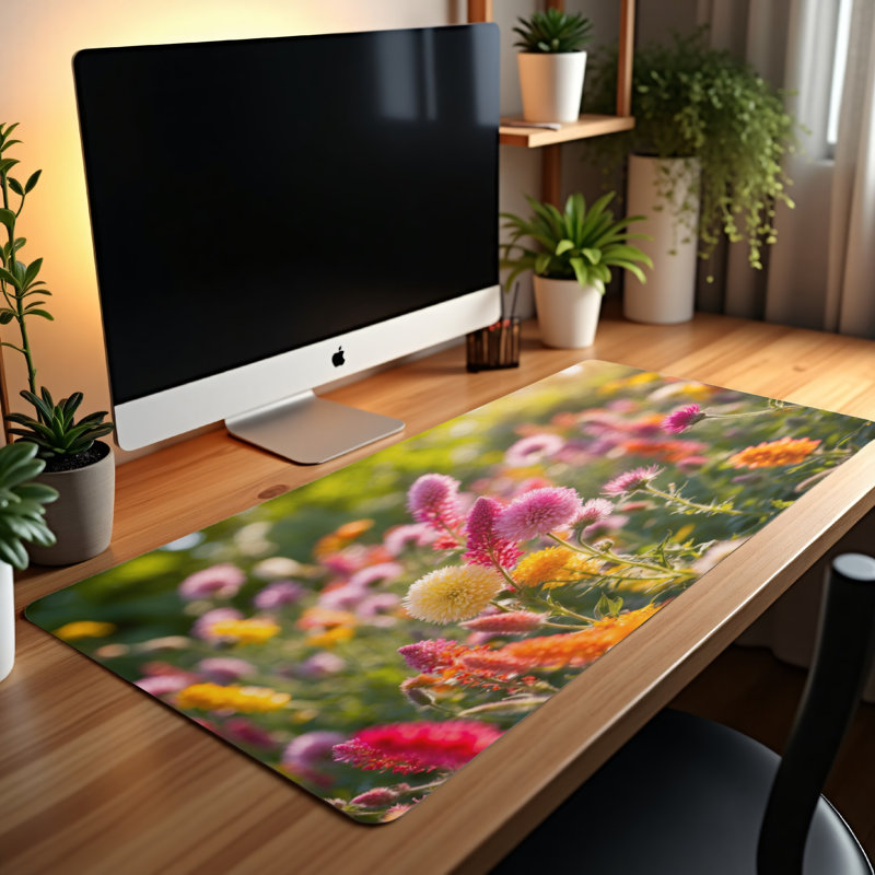 Polyester Desk Pad, 14.4x12.1