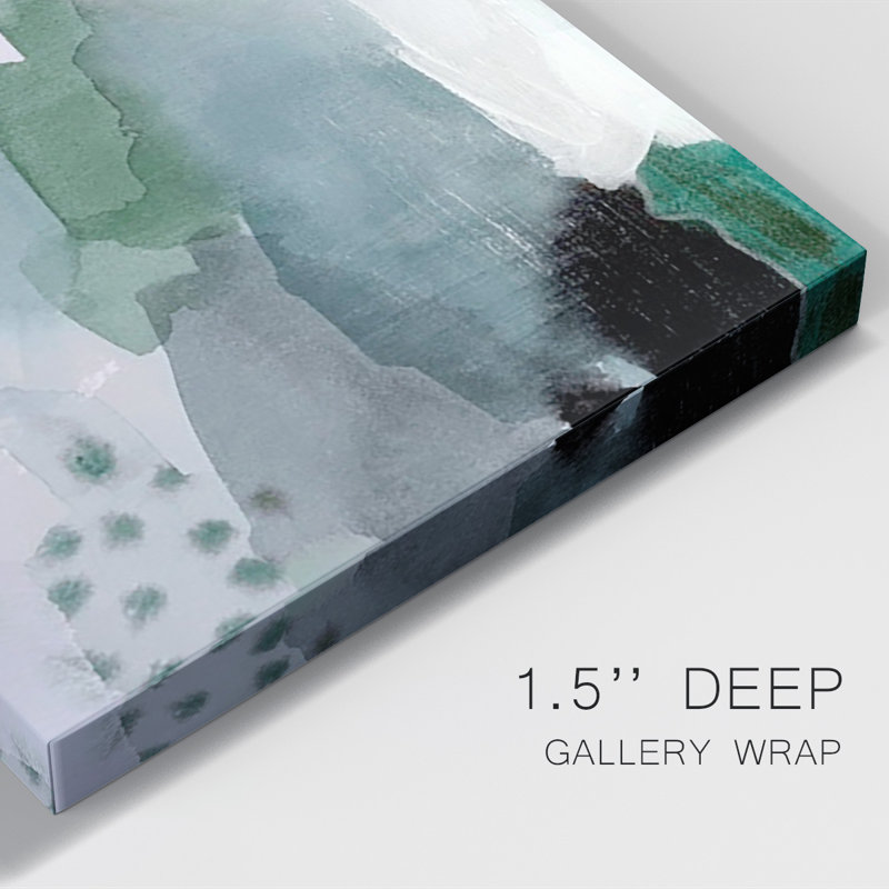«Turquoise Waters I» sur toile, H 18 po x l 12 po x P 1 po
