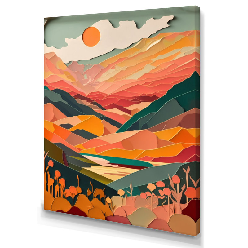 Letellier Sublime Sun, H 20 po x l 12 po x P 1 po, Toile tendue