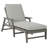 Ahumada Outdoor Single chaise with Cushions
