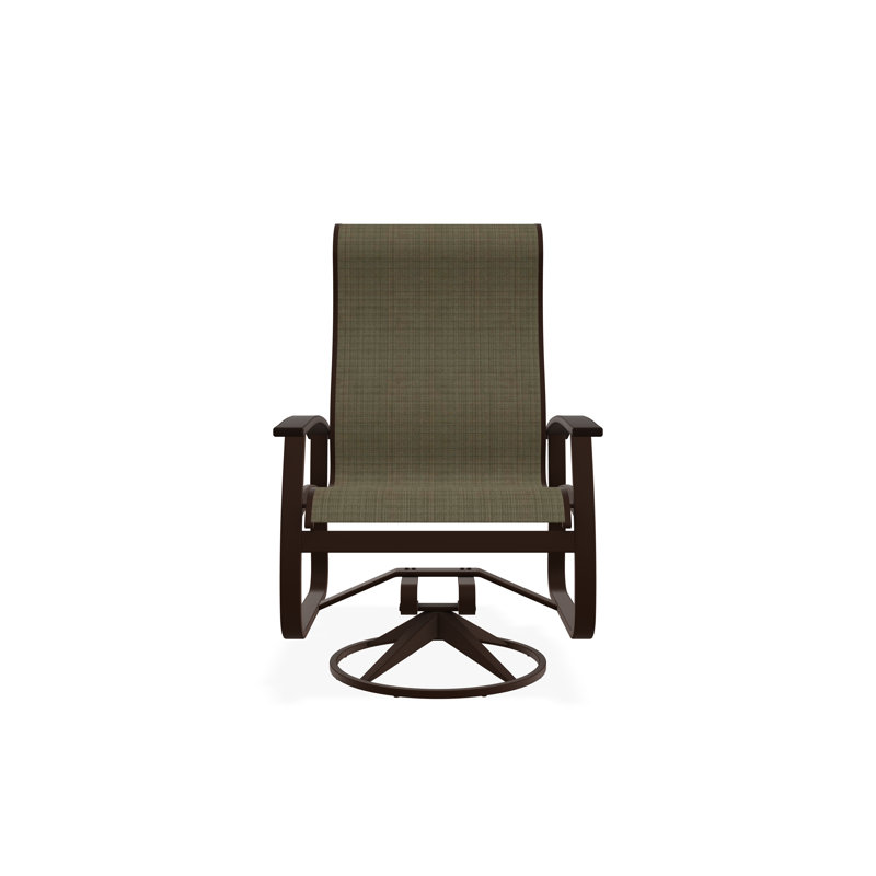 Belle Isle Outdoor Dining Chair, Elevation Stone, Kona