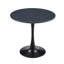 Table de salle à manger 31,5 "Mid-Century MDF en faux marbre noir-1052855875