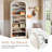 8 Tiers 40-45 Pairs Heavy Duty Modern Freestanding Shoe Storage Cabinet