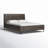 Naoma Vegan Leather Platform Bed-2047100237-2047100225